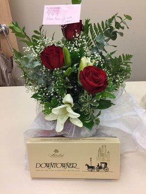 Wonderful business with whom to do business! Ordered a bouquet of roses for my first anniversary, and when they were received, they were eve