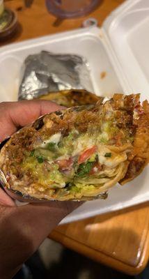 Al pastor burrito