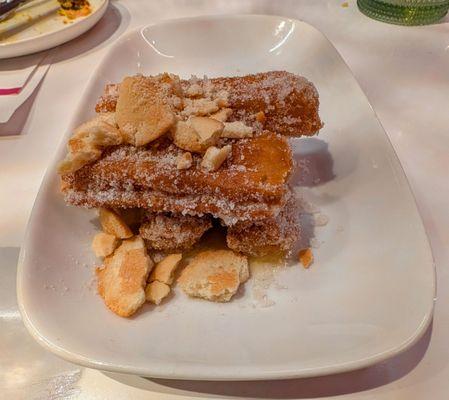 Banana pudding churros