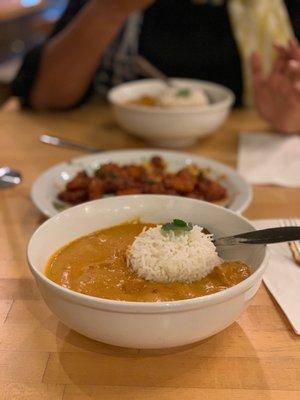 Creamy Masala Chicken Curry Bowl