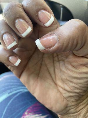 Gel French manicure