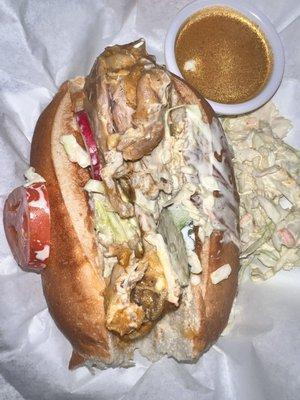 Pan con pollo (chicken sandwich)