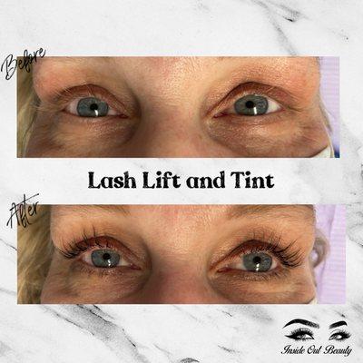 Lash Lift and Tint