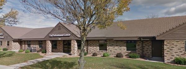 Our modern, convenient location on Peters Avenue in the Professional Center (with Bauer Chiropractic and Family Focus Eye Care).