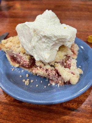 Rhubarb Crumble