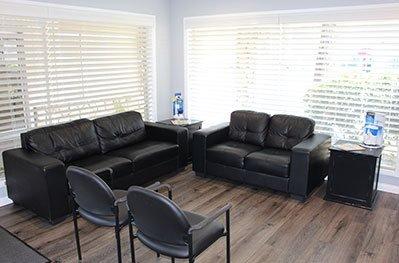 Our newly renovated waiting room is bright and comfortable.