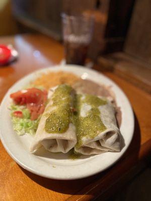 Carne Asada Burrito Dinner