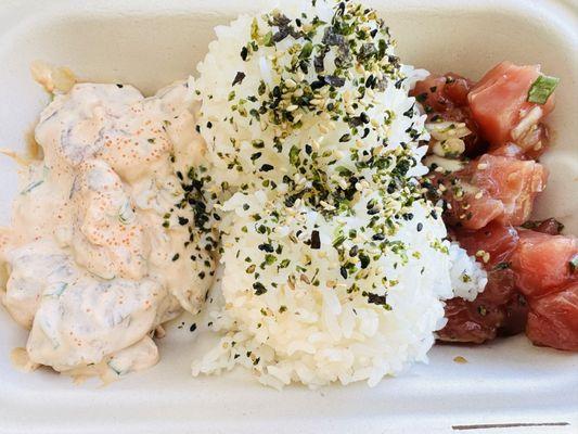 Spicy Ahi Poke and Shoyu Ahi Poke