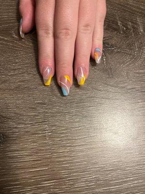 Acrylic nail spa