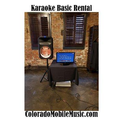 Small Karaoke Package Rentals