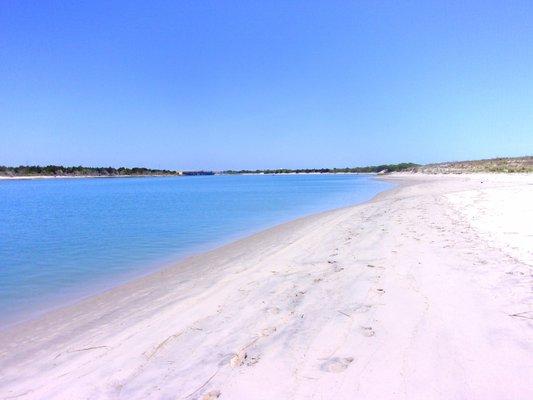 Corson's Inlet bay beach