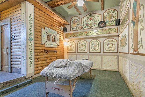 One of Two Treatment rooms at Izba Spa Denver.