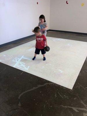 Interactive projection games!