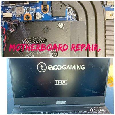 Motherboard repair.