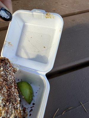 This is the dog's hair that was in the owner's truck. Also the corn cost $9 without a membership... wow.