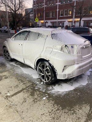 Prepping and decontaminating this vehicle for a full wrap