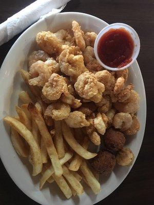 Kids popcorn shrimp