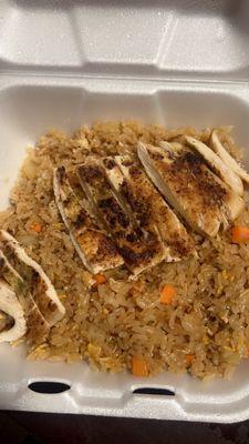 2. Chicken Hibachi Fried Rice