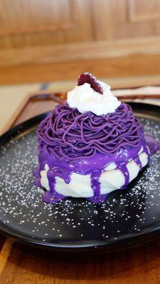 Ube Souffle Pancakes