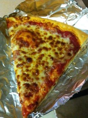 Cheese jumbo slice, $3