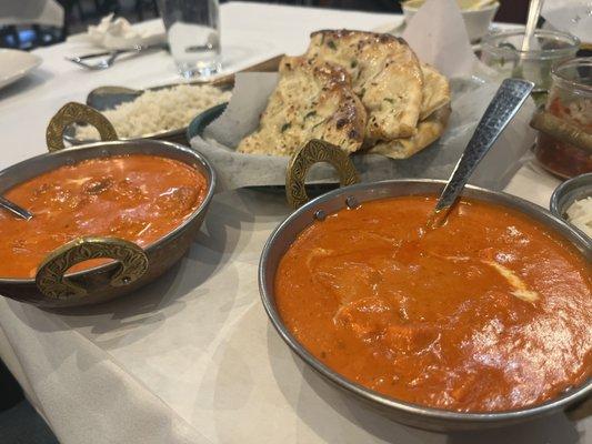 Chicken Tikka Masala, Paneer Tikka Masala