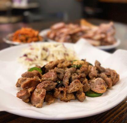 Dak Dong Jib: Grilled Chicken Gizzards | $20