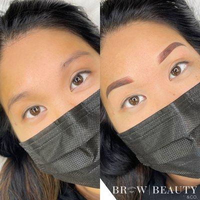 Ombré powder brow