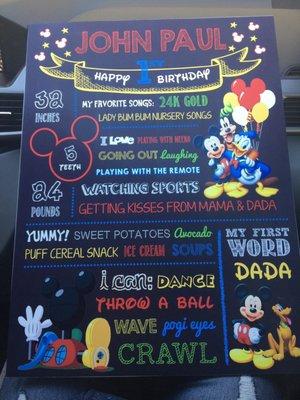 Thank you Marty for saving my son's birthday poster! They're fast and awesome at their job!! Support local businesses!