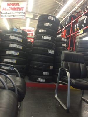 So many tires here!