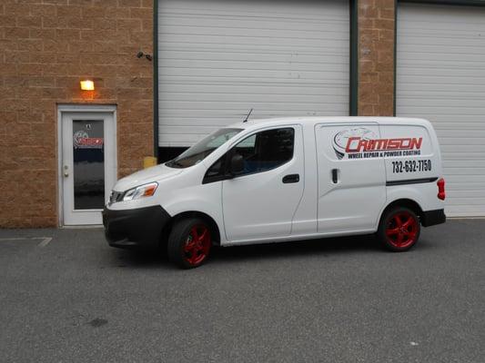 Crimson Wheel Repair & Powder Coating