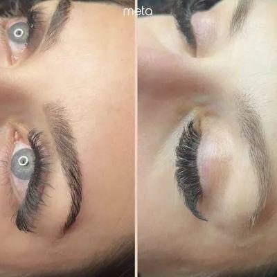 AFTER AND BEFORE: Powder Brows