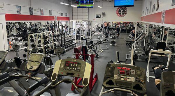 Overview of the gym in Hillsboro, Oregon. #OldSchoolGym #PersonalTraining #Coaches