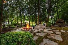 Firepit and Grill Area Great for a Cool Evening