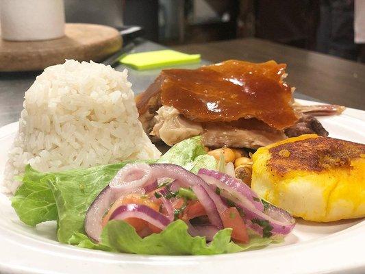 Hornado (roasted pork) our specialty