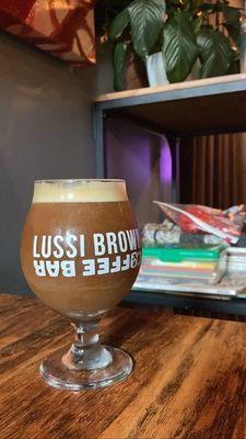 Nitro Cold Brew with coconut milk