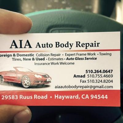 Auto glass - the best auto body glass shop I visited.