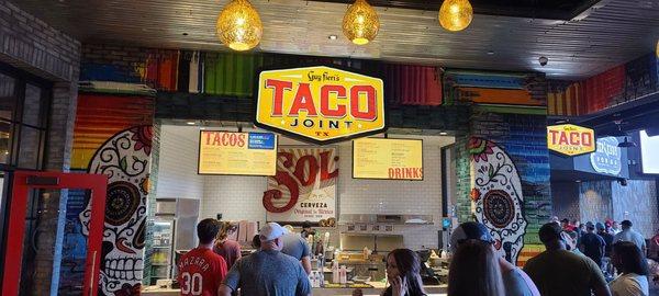 Texas Live! Taco joint, by Guy Fieri