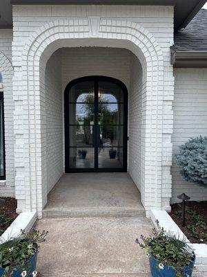 Front Door Replacement Before and After