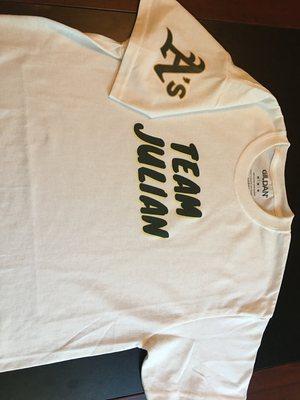 Personalized sports shirts