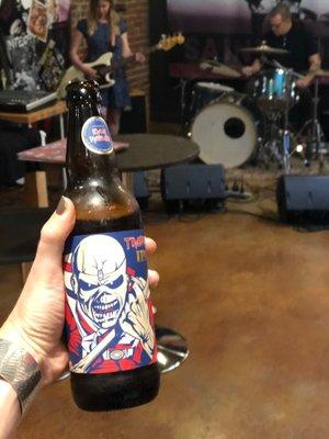 Feeling so metal drinking Iron Maiden's Trooper IPA, listening to Candylion slay it