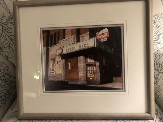 Original photograph,by William Kraynak, "Court Lunch" circa 1967 Newark Nj, corner of Springfield Ave. and Martin Luther King Blvd.