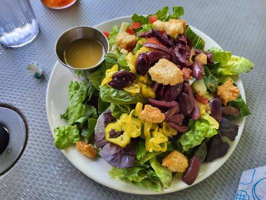 Has to be the largest "Side Salad" in the Twin Cities and only $1.50 upcharge with an entrée.