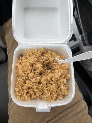 arroz con gandules - rice with pigeon peas