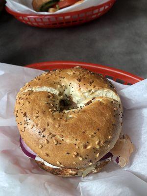 Lox bagel