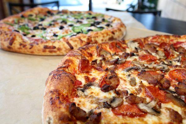 Delicious hand-tossed dough, our specialty pizza sauce, fresh mozzarella, and only the freshest, highest quality toppings