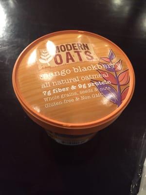 This oatmeal tastes really good and holds me over until lunch--or at least till mid am snack