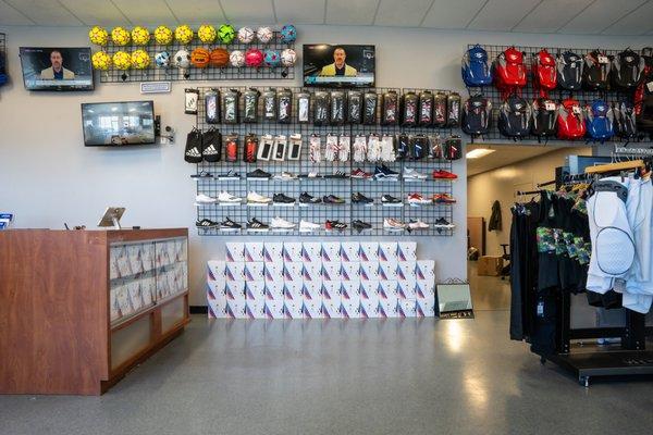 Nice selection of Football, Baseball and Soccer Cleats.