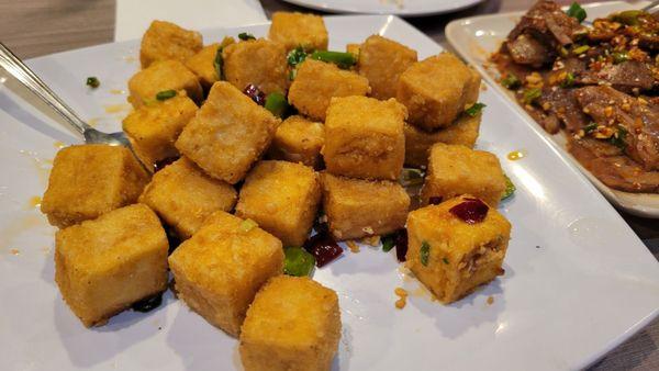 Crispy & spicy tofu