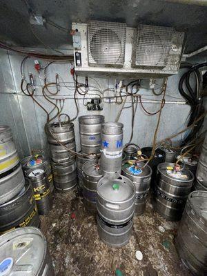 Condition of the keg fridge