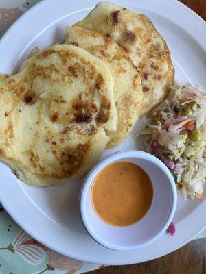 Pupusas (Pork) ($12)